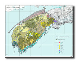 Ecoregions and Ecodistricts Map