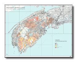 Forestry - Softwood Production Map