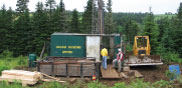Picture of Drillholes and Drill Core