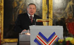 Premier Darrell Dexter congratulates the 2010 Order of Nova Scotia recipients