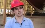 Bo Chambers, boatbuilder apprentice