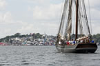 Lunenburg played host to a meeting of Canada's premiers and leaders of national Aboriginal organizations, who enjoyed a walkabout on the waterfront and a sail on the tall ship Amistad.