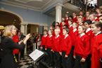 The Halifax Boys Honour Choir performs at an afternoon reception at Province House in Halifax.
