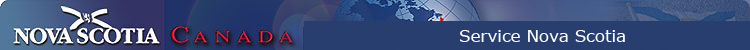 Service Nova Scotia and Municipal Relations Banner