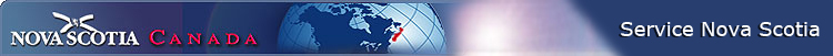 Service Nova Scotia and Municipal Relations Banner