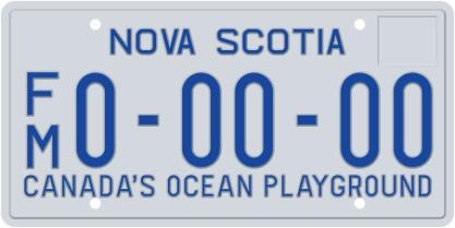 Depiction of FM Number Plate