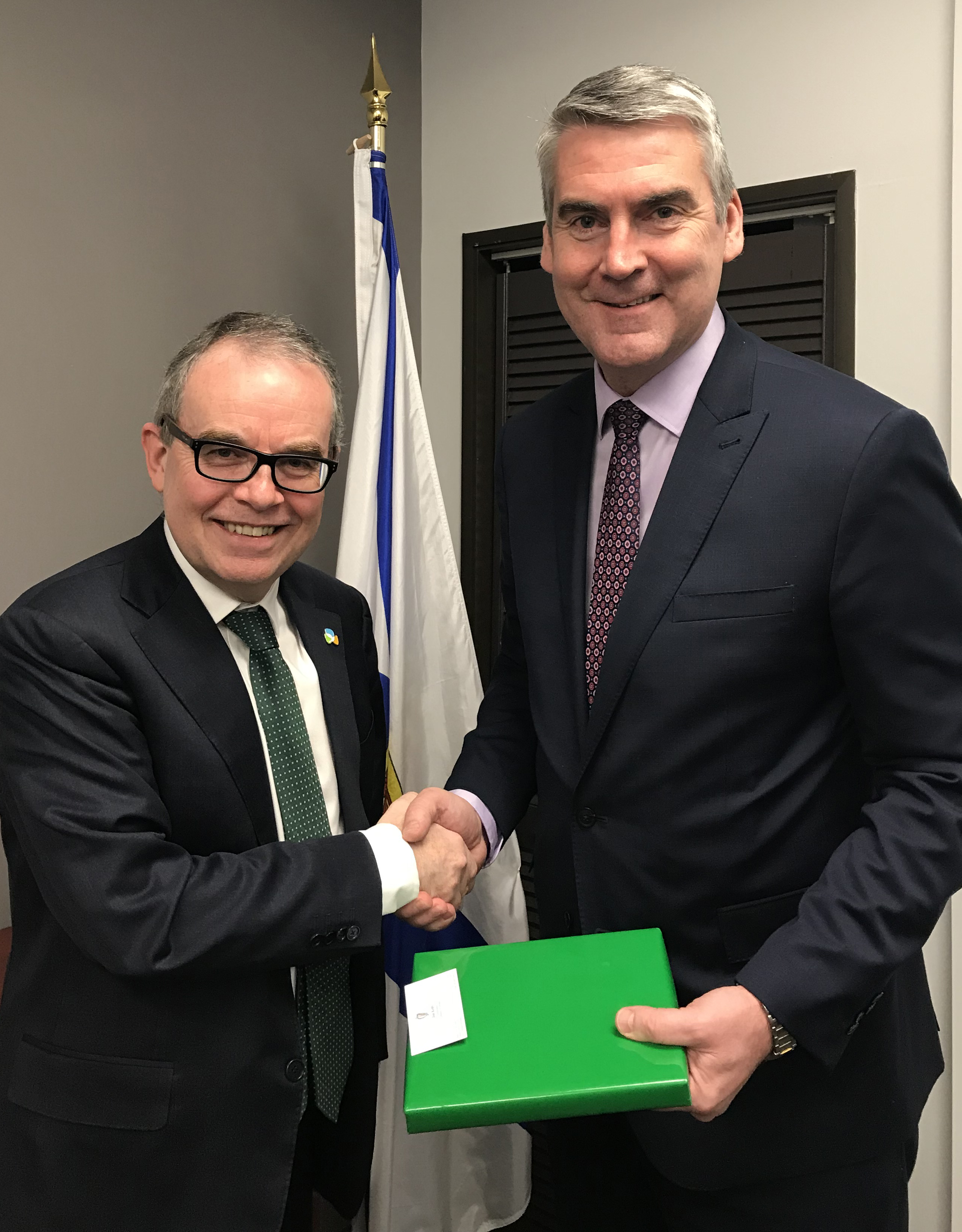 Premier Stephen McNeil meets with Ambassador of Ireland, Ambassador Jim Kelly