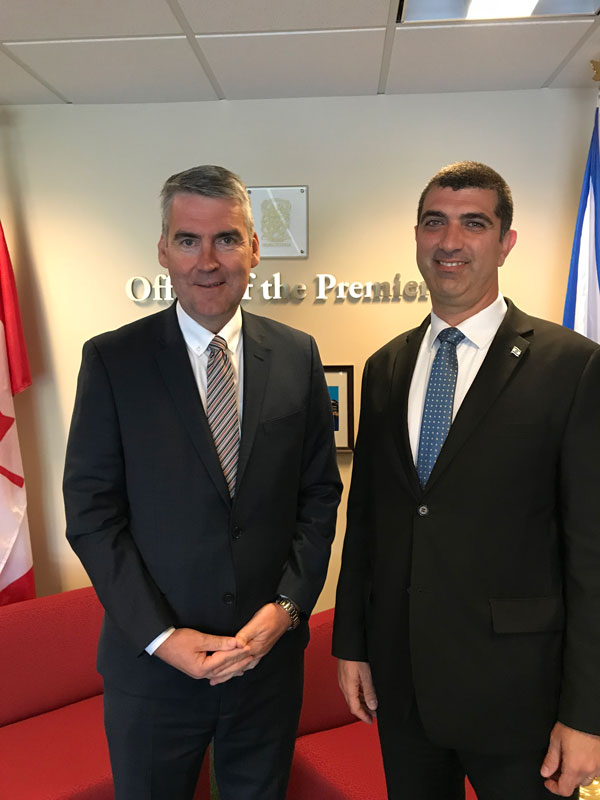 Premier Stephen McNeil met with His Excellency Beat Walter Nobs, Ambassador of Switzerland to Canada at Province House on May 29th, 2018.