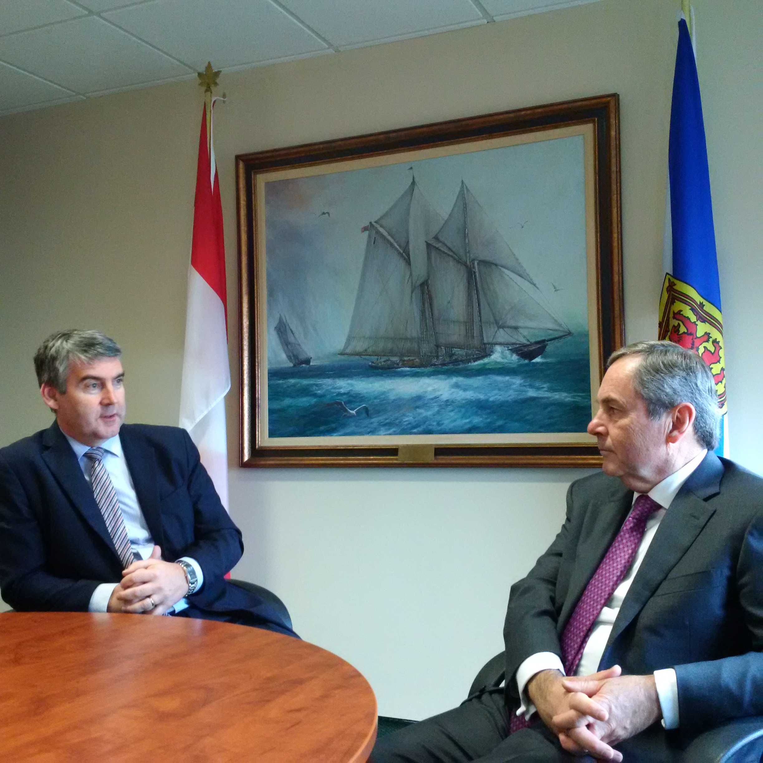 Premier McNeil met with Mr. David MacNaughton, Ambassador of Canada to the United States of America on November 18th