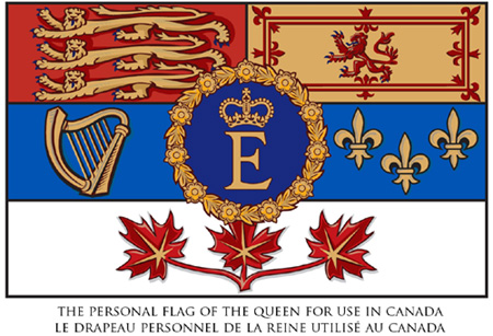 The Personal flag of the Queen for Use in Canada