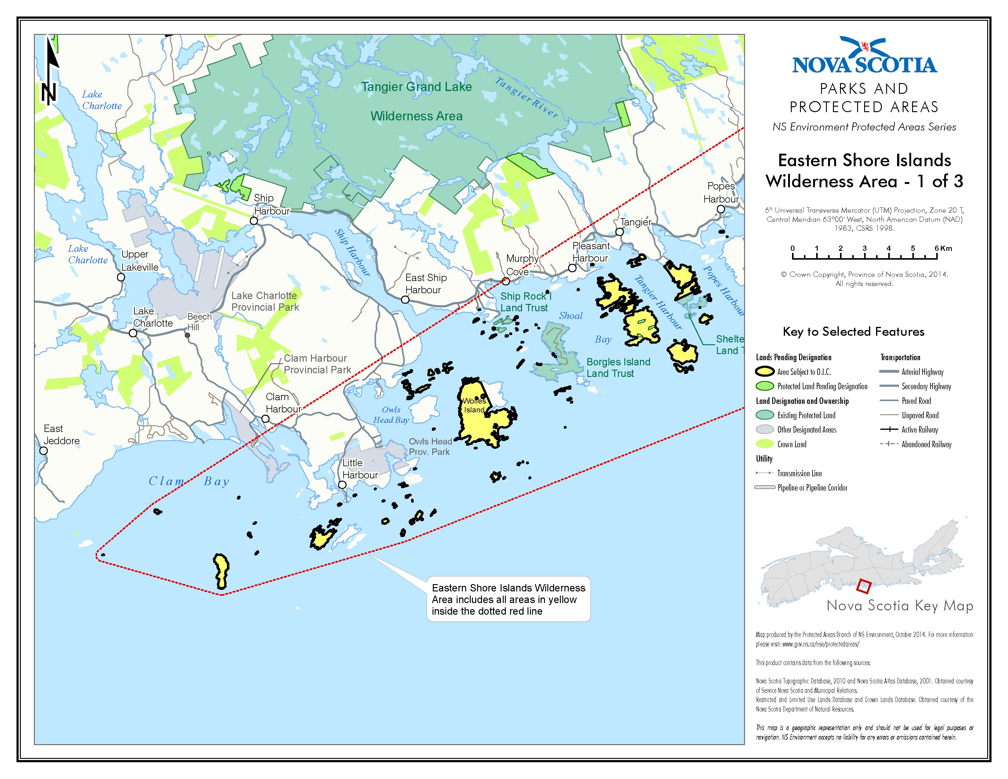 Map of Eastern Shore Islands Wilderness Area-1 of 3