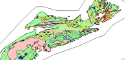 An image of a Groundwater Regions map of Nova Scotia.