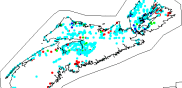 An image of a Industrial Minerals map of Nova Scotia.