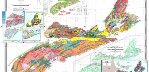 An image of a map of Nova Scotia.