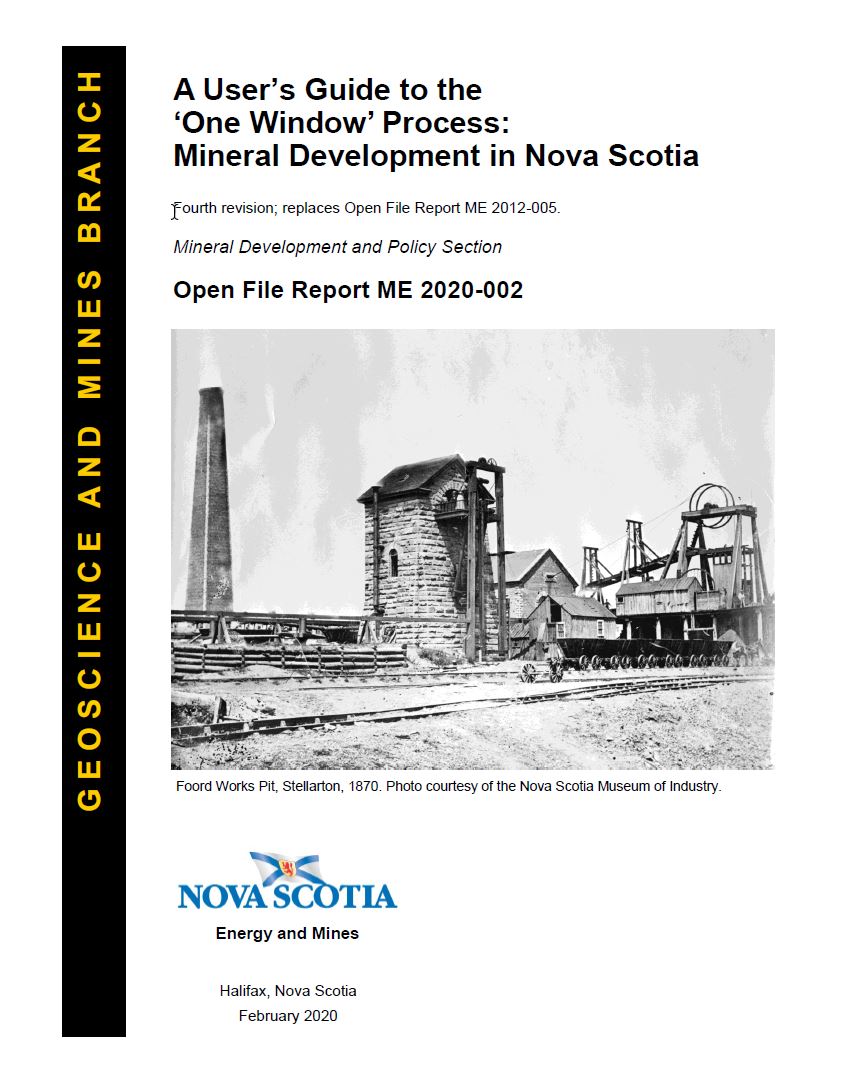 Cover of the publication - A User′s Guide to the ′One Window′ Process for Mine Development Approvals
