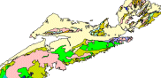 An image of a Geological Resouce Atlas of Nova Scotia.