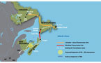 Map of transmission line.