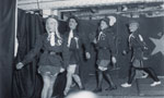 One of the light-hearted crew drag shows, early 1960s. Courtesy of Southampton City Council and National Museums Liverpool.
