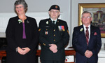 FROM LEFT: Nova Scotia Medal of Bravery recipients Nancy McBay of Gasperaux, Winston Matheson of Enfield,  and Samuel Adams of Hilden, Colchester Co.