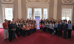 A group photo of attendees at the Province House ceremony.