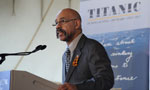 Economic and Rural Development and Tourism Minister Percy Paris, on behalf of Communities, Culture and Heritage Minister David Wilson,  announces events planned to commemorate the 100th anniversary of the sinking of the Titanic.