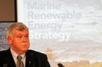 Energy Minister Charlie Parker releases the province's Marine Renewable Energy Strategy.