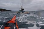 New Energy Corporation's 5 kW EnCurrent tidal turbine test.