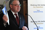 Premier Darrell Dexter talks about creating an Early Years action plan.