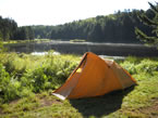 A photo of Kelley River wilderness area, Cumberland County.
