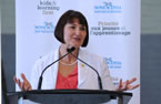 Education Minister Ramona Jennex announces the new Personal Development Credit, which will begin in September.