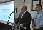 Health and Wellness Minister David Wilson talks about the province's $2.5-million annual investment that will cut the current waitlist and help about 265 people now waiting for home care support. An additional $1.5 million over the next two years will ensure Nova Scotians receiving home care services get more support that's better suited to their needs.