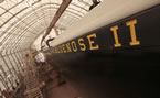 A shot of Bluenose II under renovations