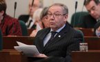 Premier Darrell Dexter reviews the Speech from the Throne, which was read by Lt.-Gov. J.J. Grant.