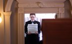 A page carries a stack of budge documents.