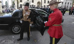 Lt.-Gov. J.J. Grant arrives at Province House.