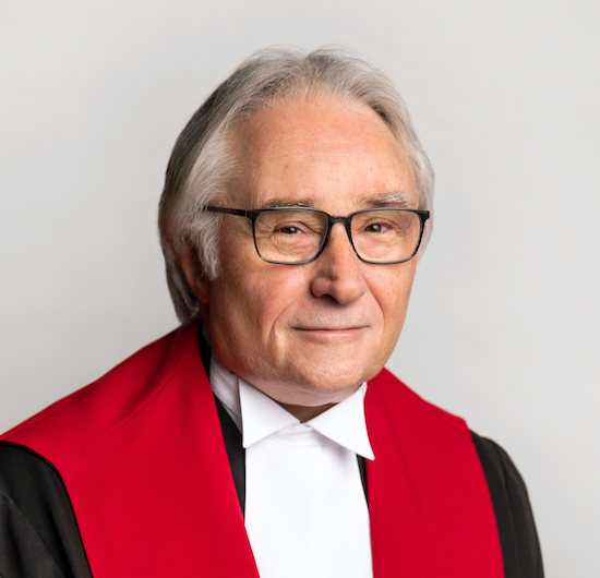 The Honourable Patrick J Duncan, Associate Chief Justice, Supreme Court of Nova Scotia 
