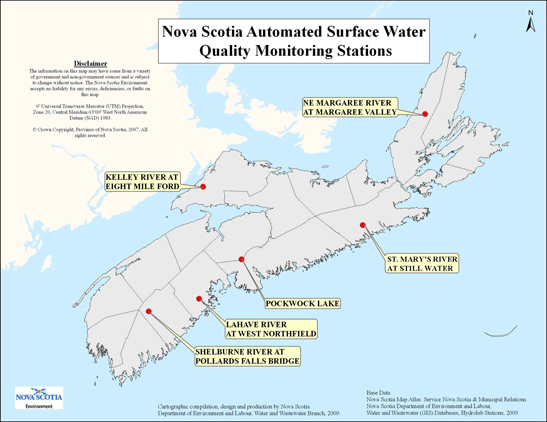 Nova Scotia Automated Surface Water Quality Monitoring Network